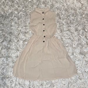 Pastel Pink Button Down Dress